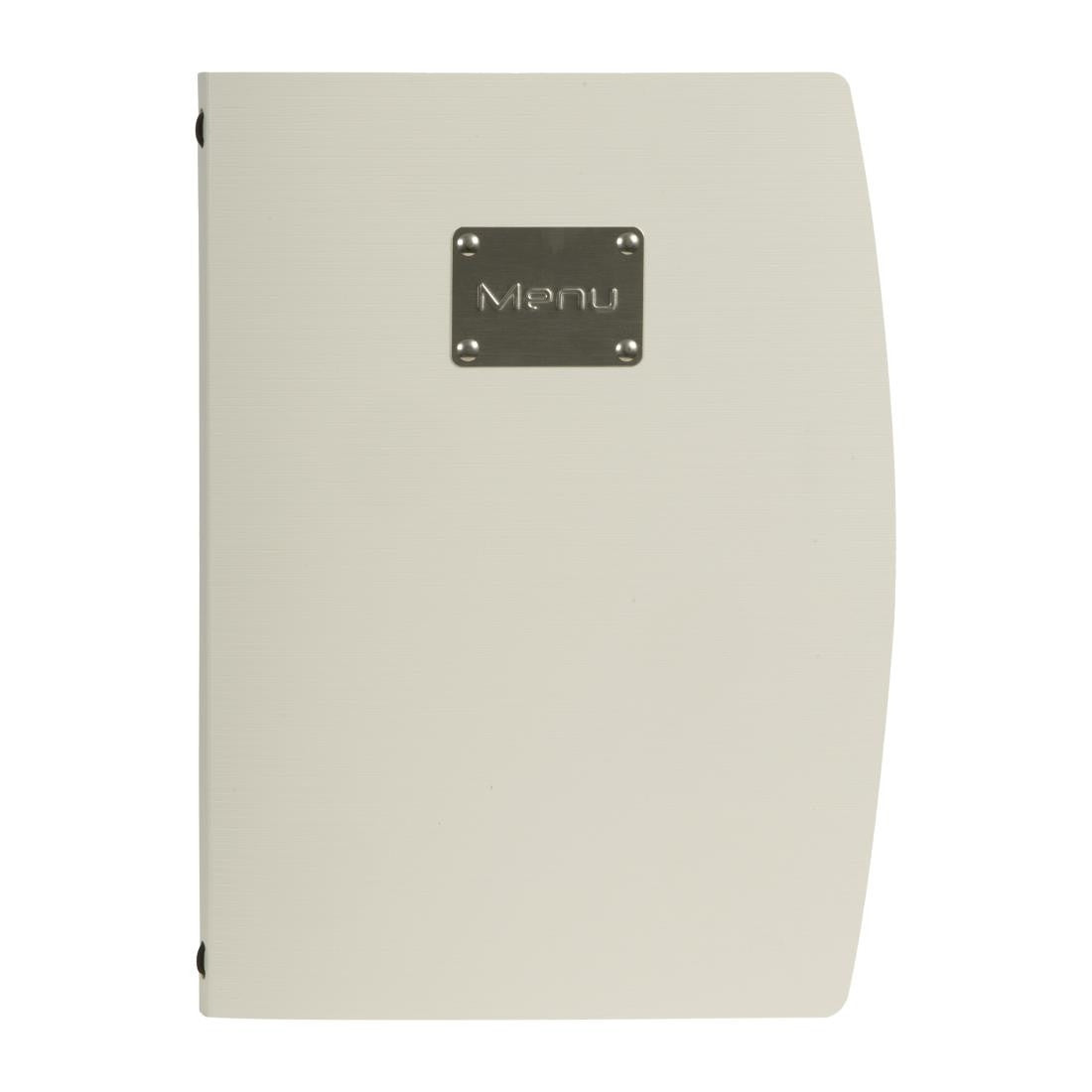 Securit Rio Menu Cover Silver A4 GL109