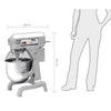 Buffalo 20Ltr Planetary Mixer GL191