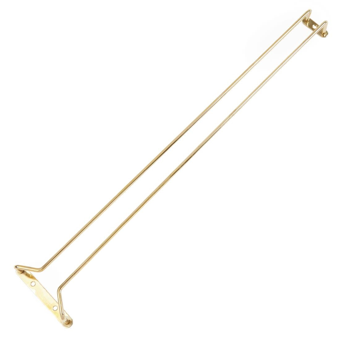 Beaumont Brass Wine Glass Rack 609mm GM205