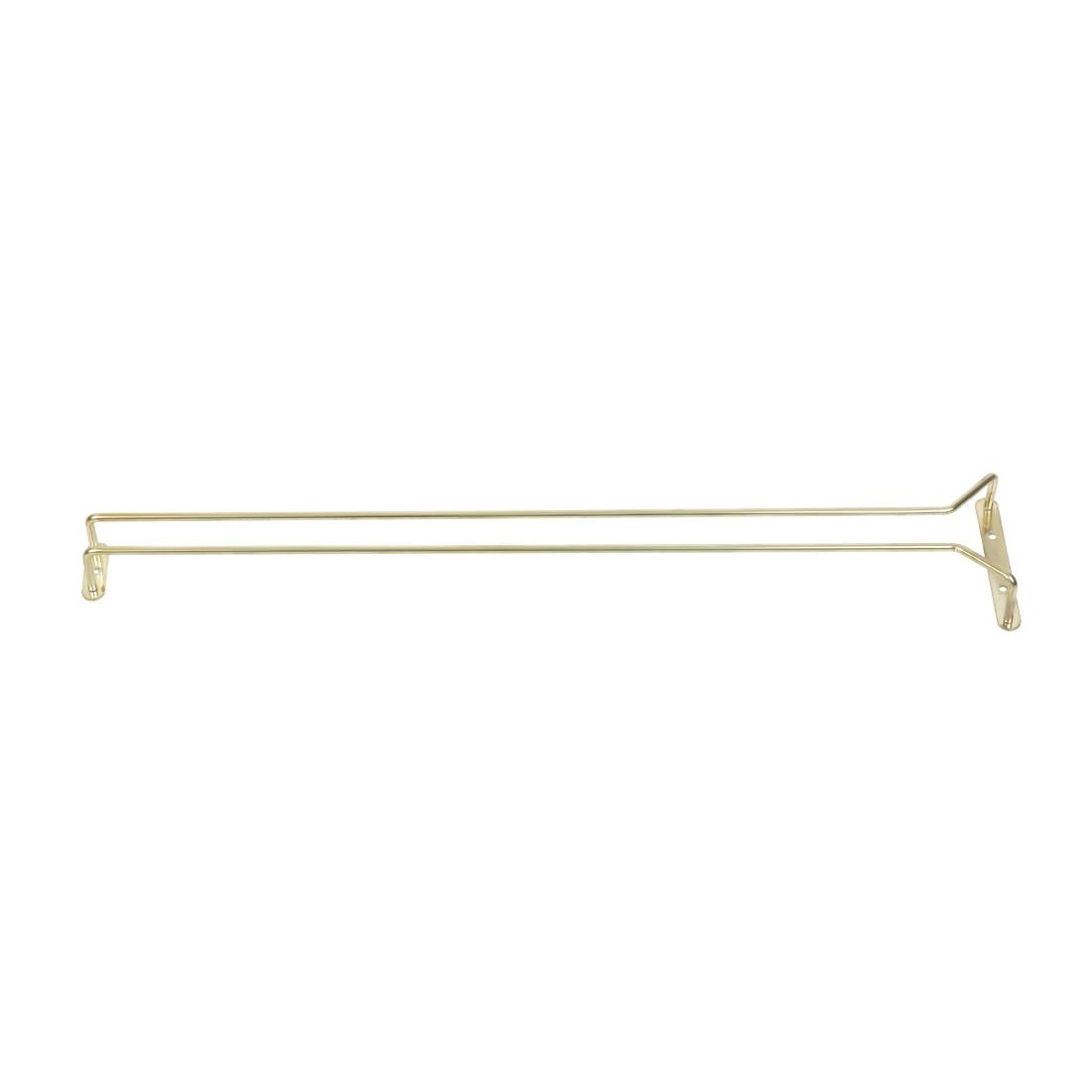 Beaumont Brass Wine Glass Rack 609mm GM205