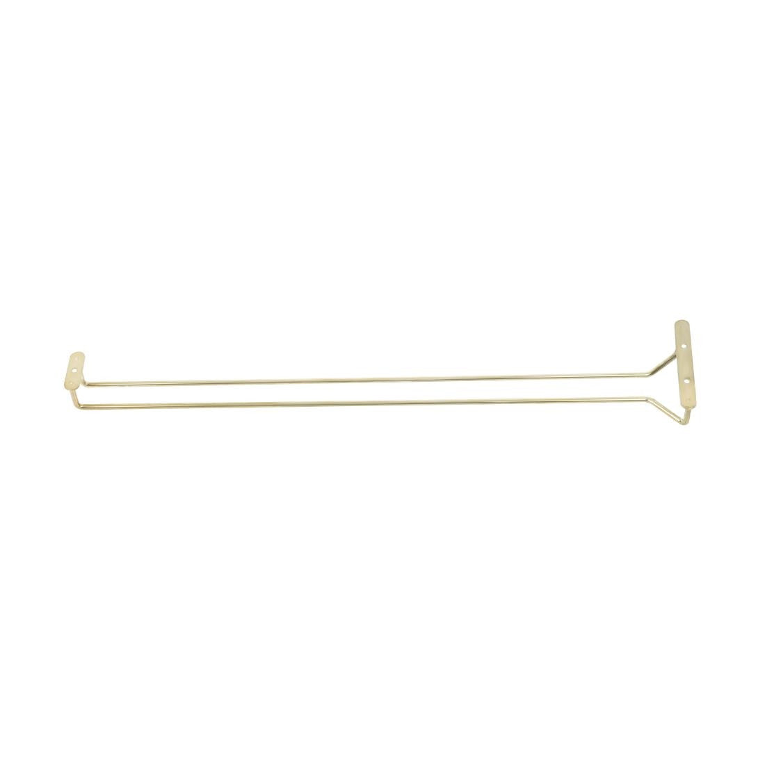 Beaumont Brass Wine Glass Rack 609mm GM205