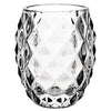 Olympia Glass Diamond Tealight Holder Clear 75mm (Pack of 6) GM227