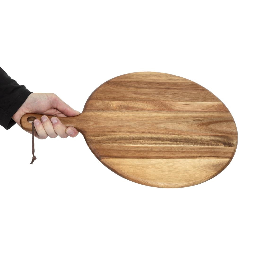 Olympia Acacia Wood Round Pizza Paddle Board 355mm GM262