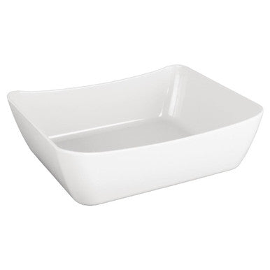 Olympia Kristallon Curve Crock 1/2GN White GM270