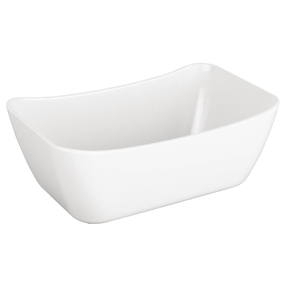 Olympia Kristallon Curve Crock 1/4GN White GM271