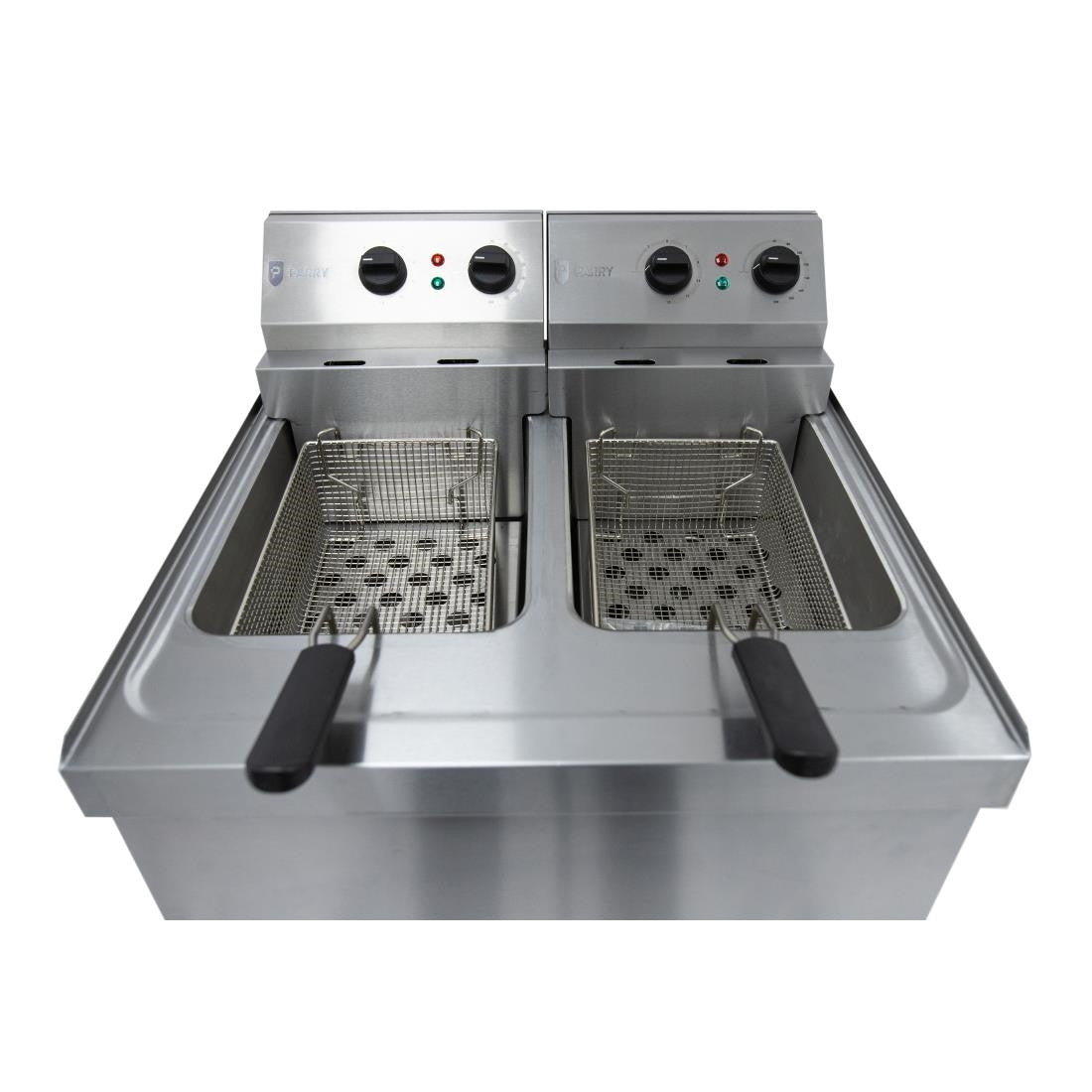 Parry Twin Tank Twin Basket Free Standing Electric Fryer NPDPF6 GM704