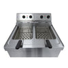 Parry Twin Tank Twin Basket Free Standing Electric Fryer NPDPF6 GM704