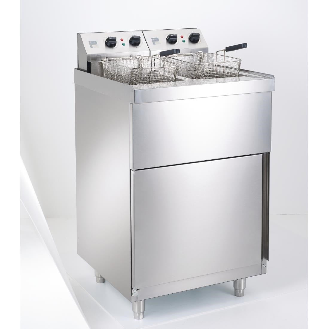 Parry Twin Tank Twin Basket Free Standing Electric Fryer NPSPF9 GM712