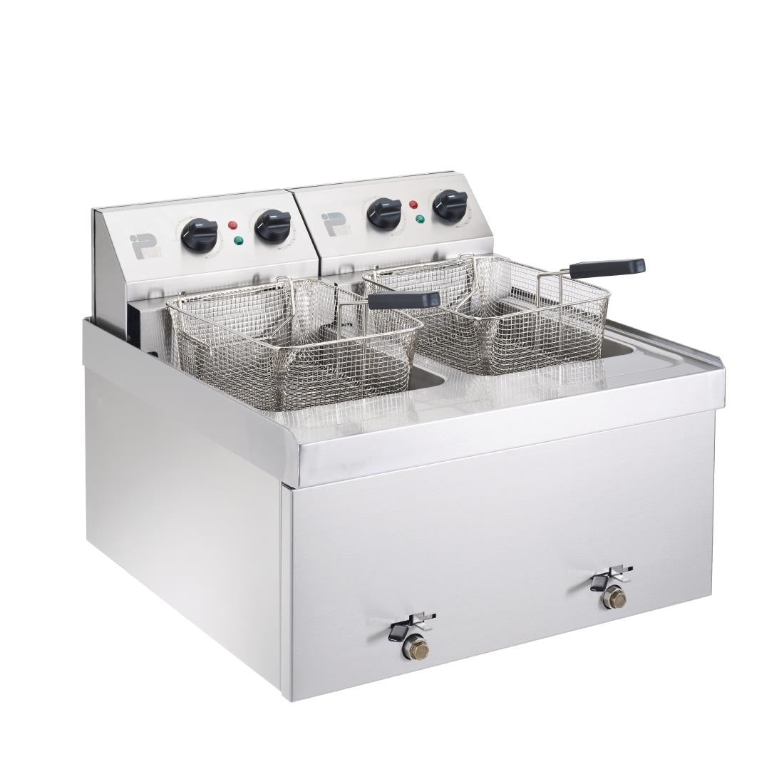 Parry Twin Tank Twin Basket Countertop Electric Fryer NPDF6 GM751