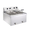Parry Twin Tank Twin Basket Countertop Electric Fryer NPDF6 GM751