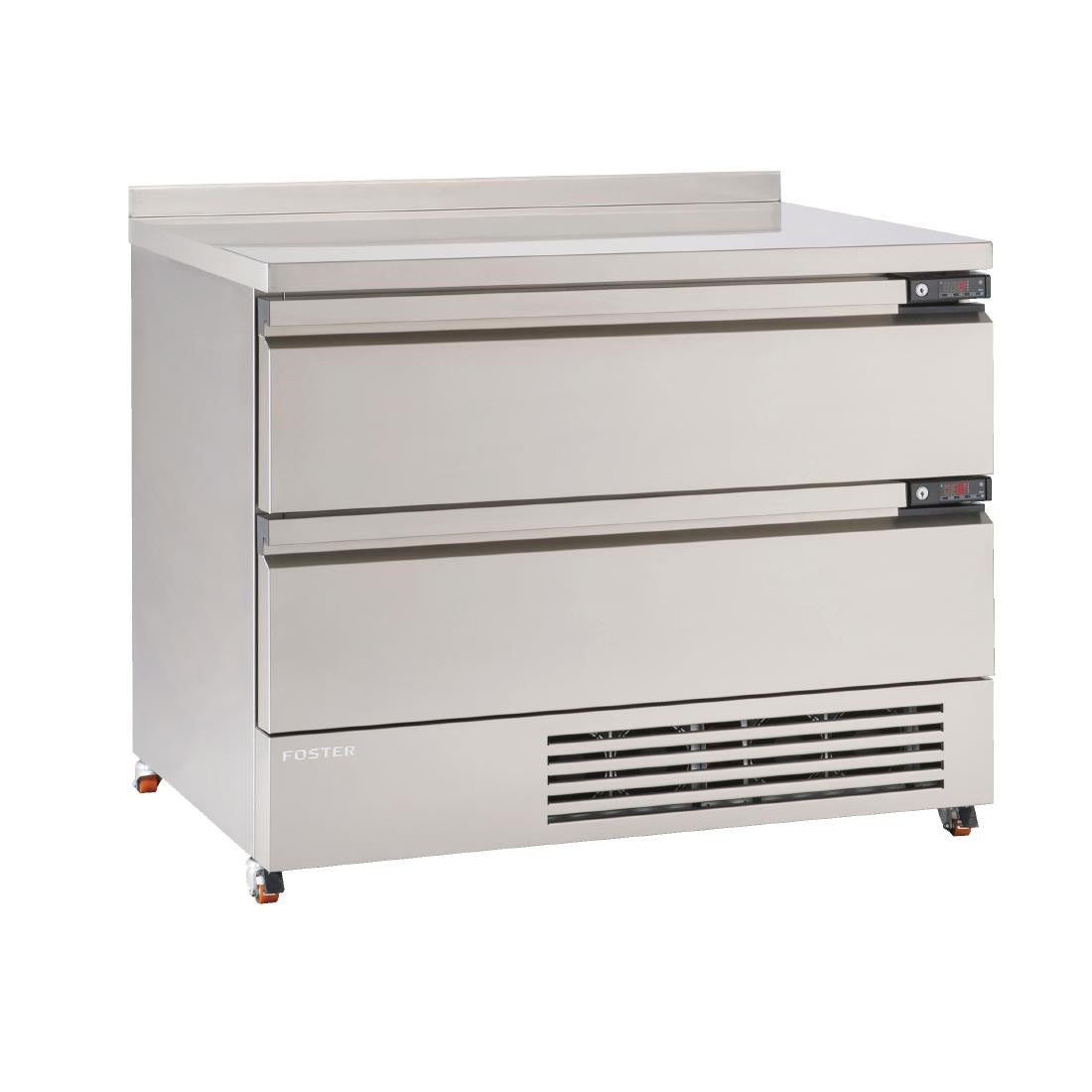 Foster FlexDrawer 2 Drawer Counter Fridge/Freezer with Upstand FFC6-2 GM843