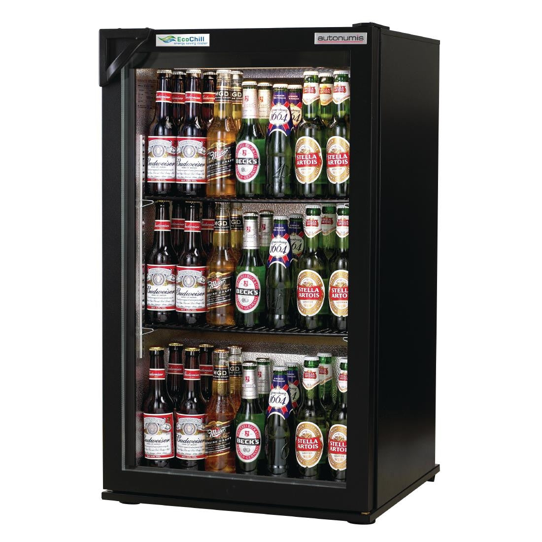 Autonumis EcoChill 1 Door Back Bar Cooler Black A209186 GN371