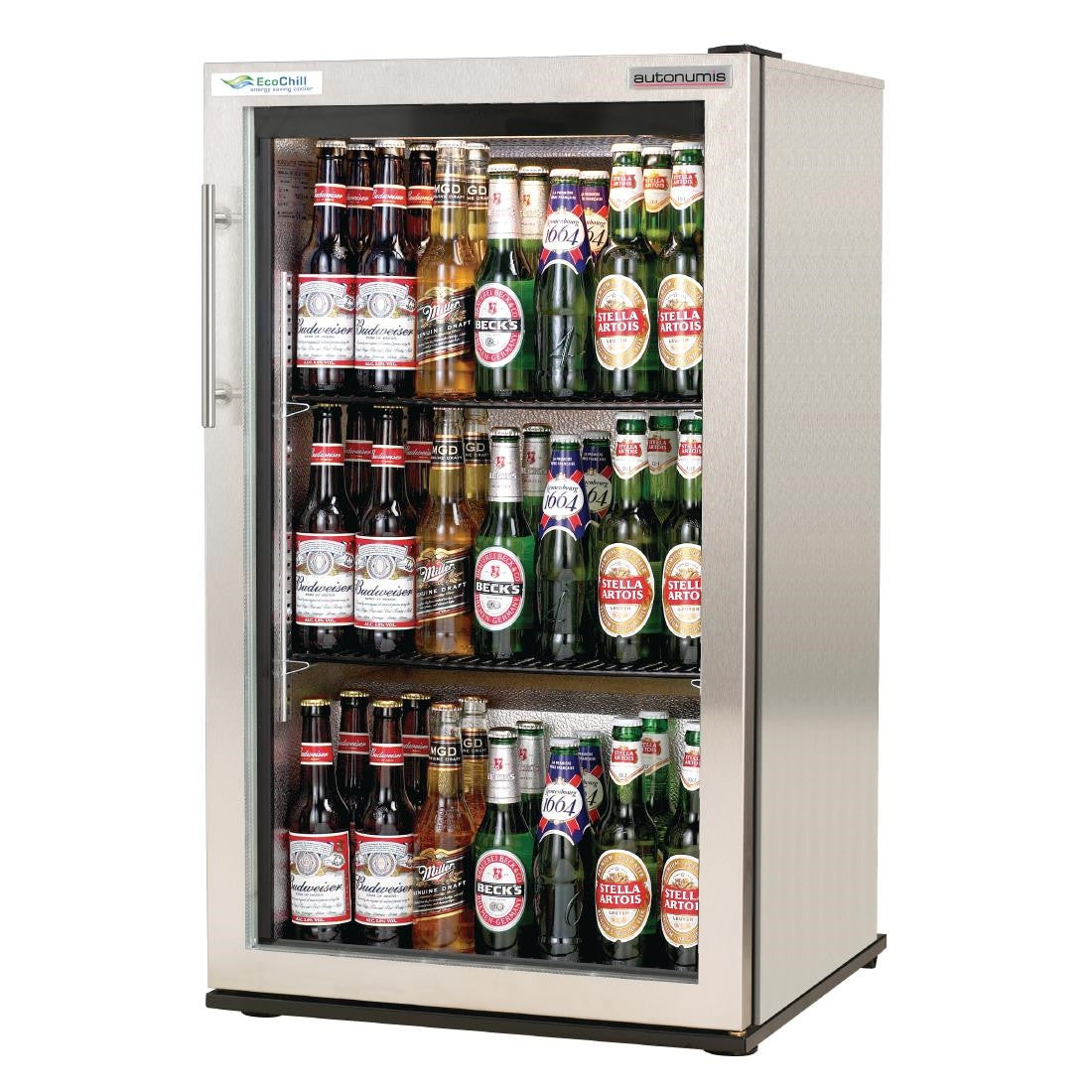 Autonumis EcoChill 1 Door Back Bar Cooler St/St A20983 GN373