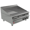 Falcon Dominator Plus 900mm Wide Half Ribbed LPG Griddle G3941R GP050-P