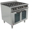 Falcon Dominator Plus 6 Hotplate Oven Range with Fan Assisted Oven E3101 OTC GP080