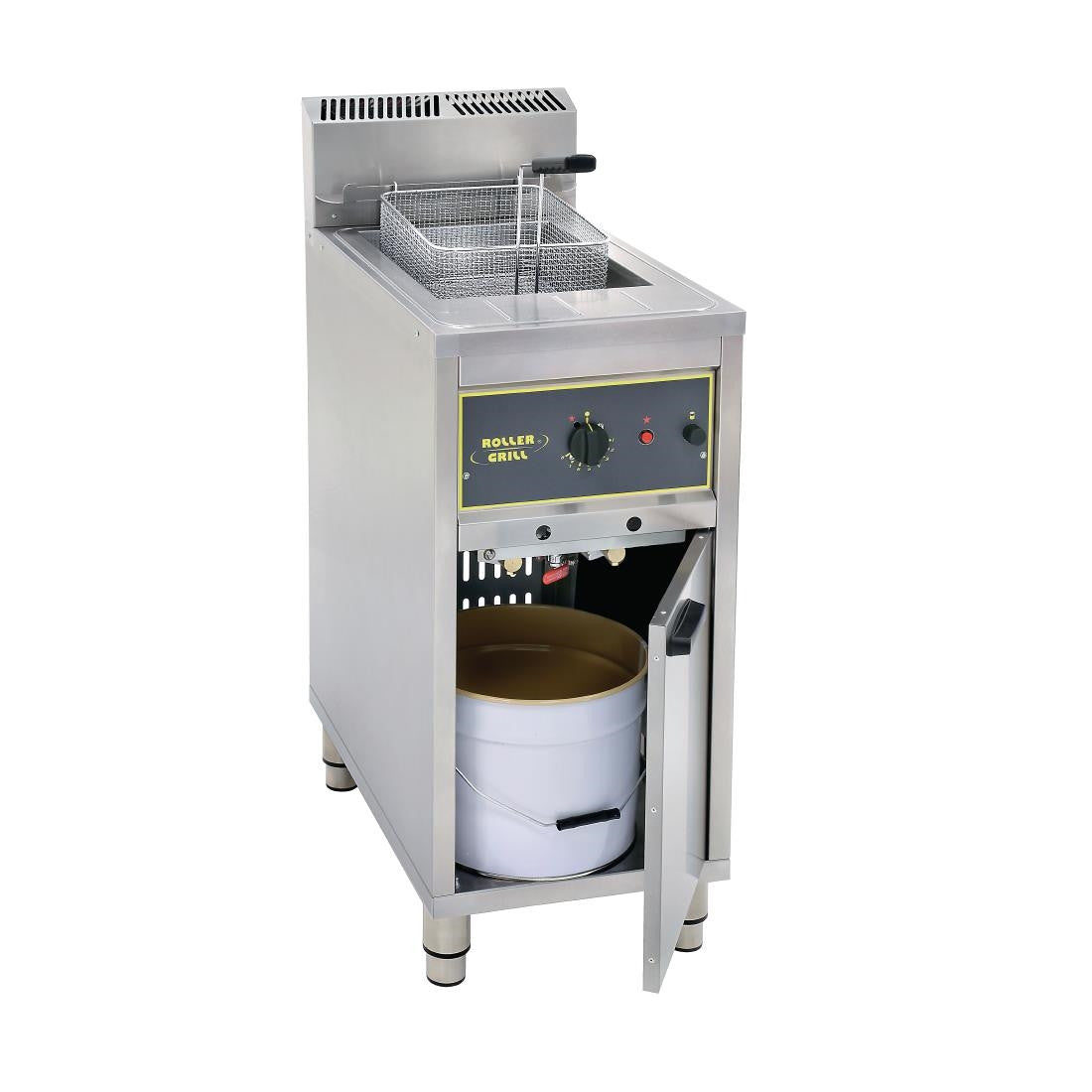 Roller Grill Single Tank Single Basket Free Standing LPG Fryer RFG16 GP314-P