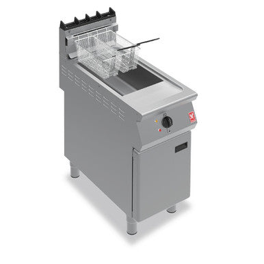 Falcon F900 Single Tank Twin Basket Free Standing Natural Gas Fryer G9341 GR461-N