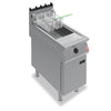 Falcon F900 F900 Single Tank Twin Basket Free Standing Natural Gas Filtration Fryer G9341F GR462-N