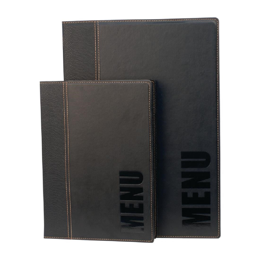 Securit Contemporary Menu Cover Black A4 H713