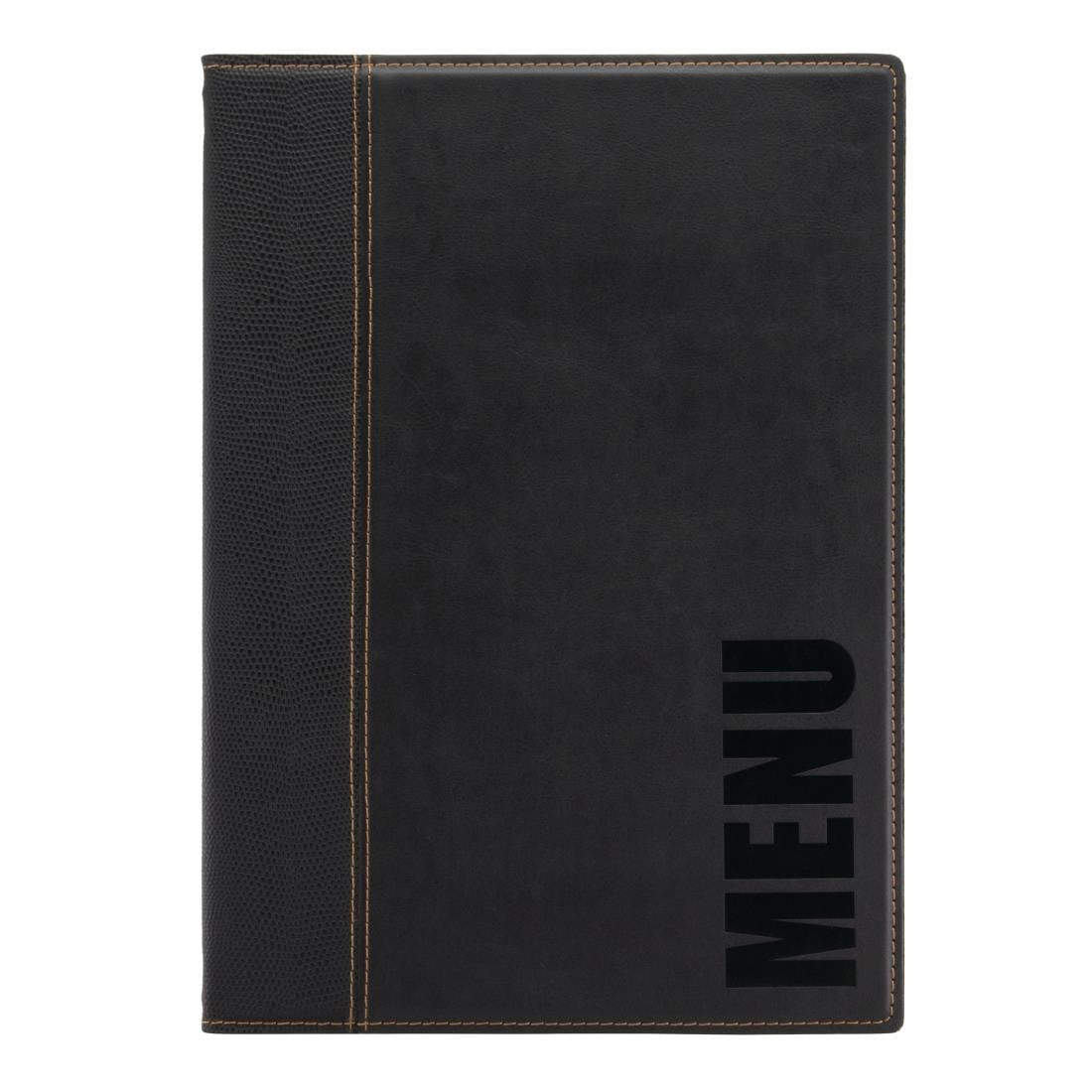 Securit Contemporary Menu Cover Black A4 H713
