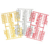 Beaumont Peg Board 20mm Letters 540 Characters White (Pack of 20) HC765