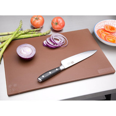 Hygiplas Antibacterial Low Density Chopping Board Brown HC857
