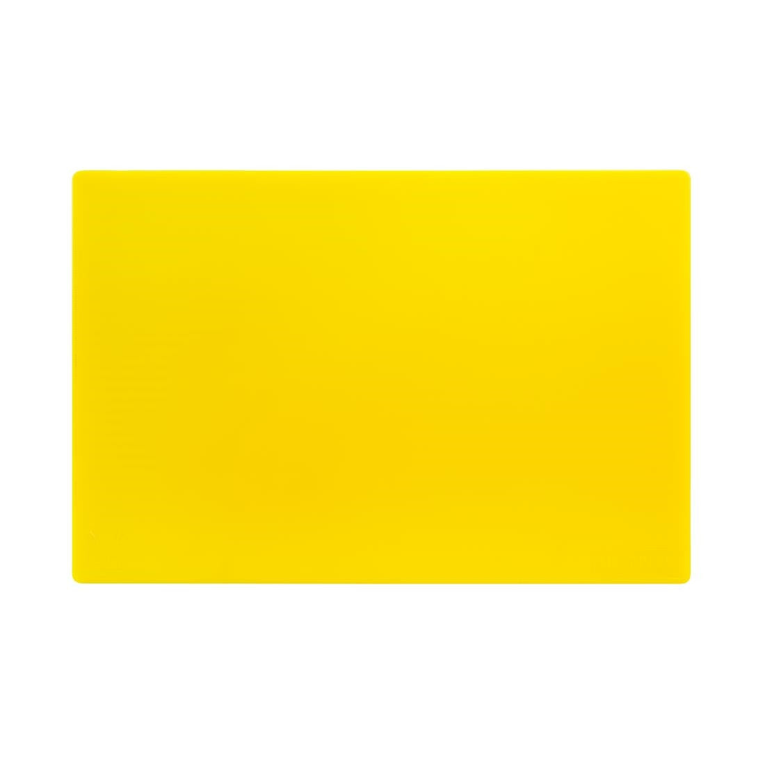 Hygiplas Antibacterial Low Density Chopping Board Yellow HC861