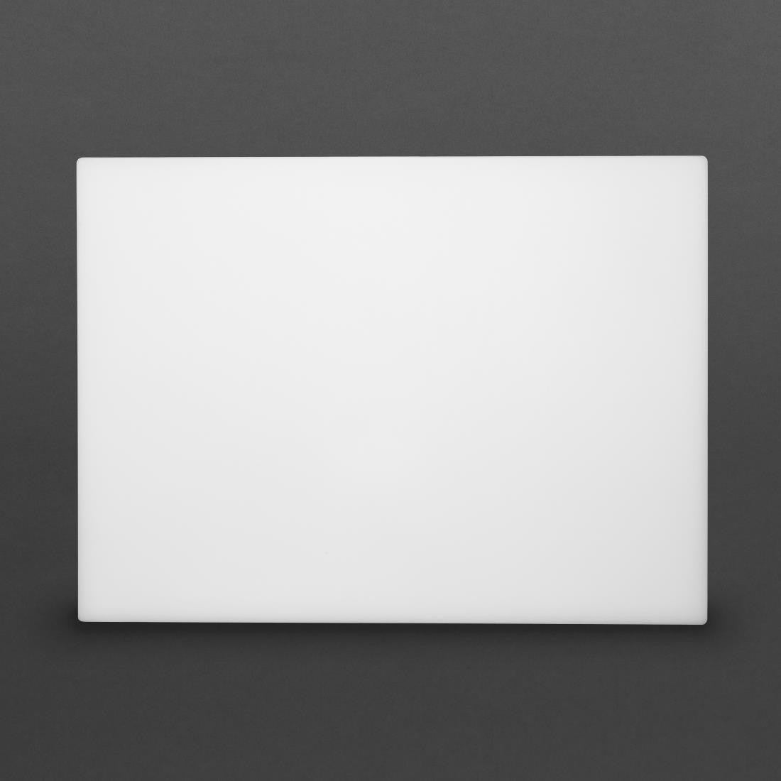 Hygiplas Extra Thick Low Density White Chopping Board Large HC882