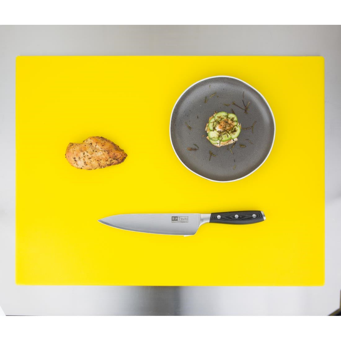Hygiplas Low Density Yellow Chopping Board Large HC883
