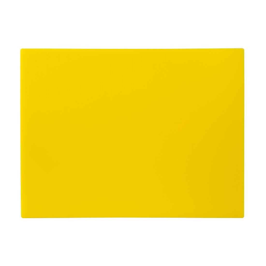 Hygiplas Low Density Yellow Chopping Board Large HC883