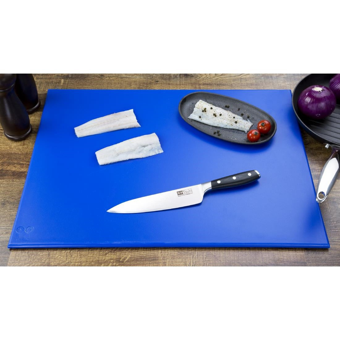 Hygiplas High Density Blue Chopping Board Large J009