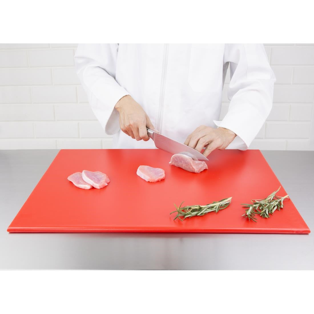 Hygiplas High Density Red Chopping Board Large J011