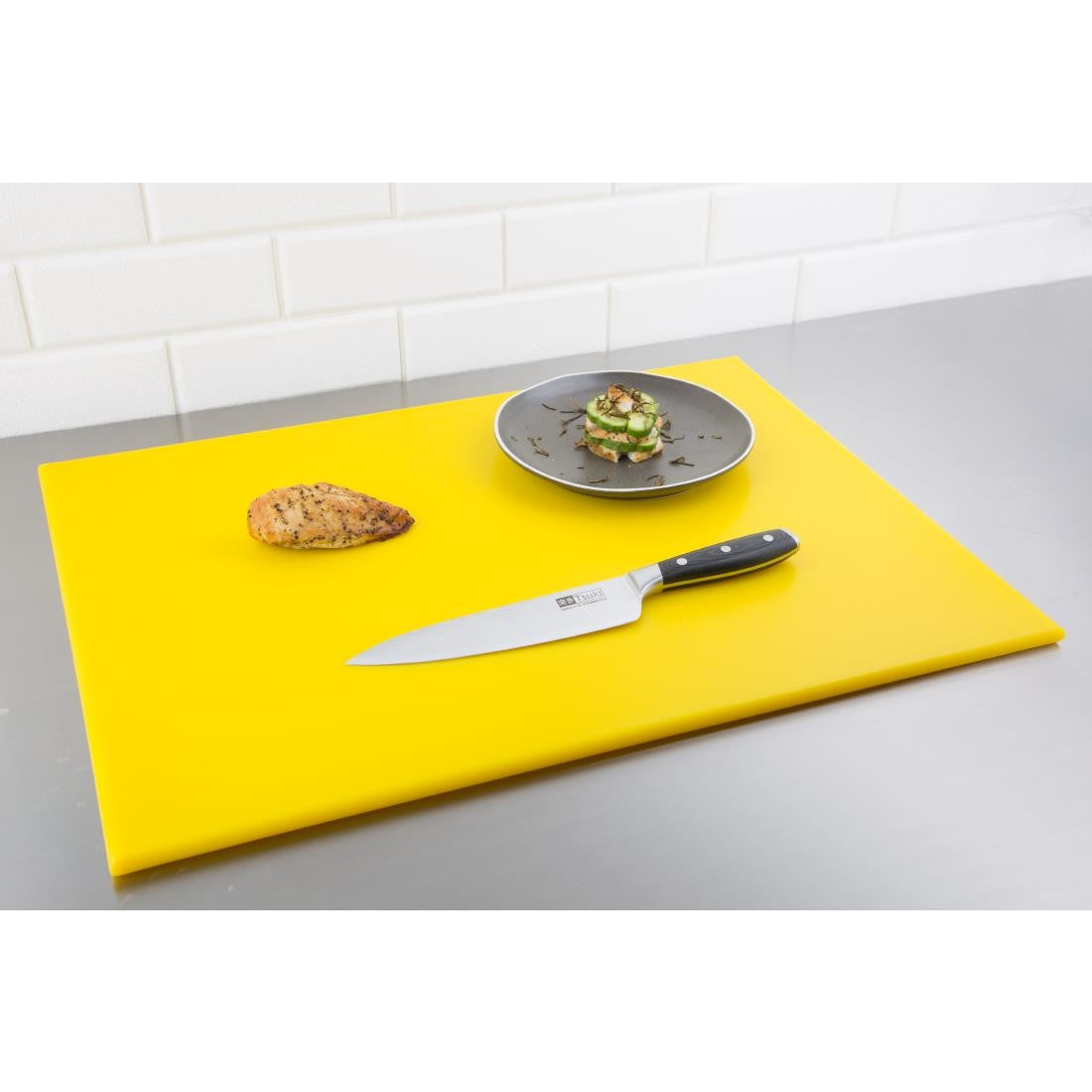 Hygiplas High Density Yellow Chopping Board Large J021