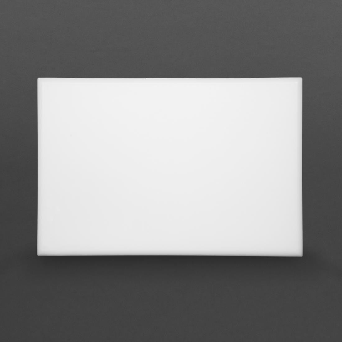 Hygiplas Extra Thick High Density White Chopping Board Standard J038