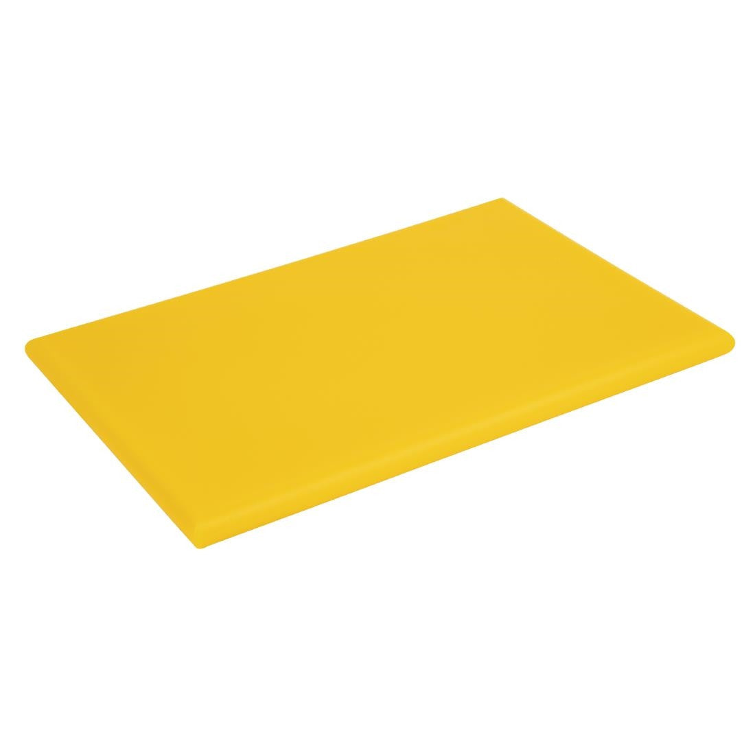 Hygiplas Extra Thick High Density Yellow Chopping Board Standard J039