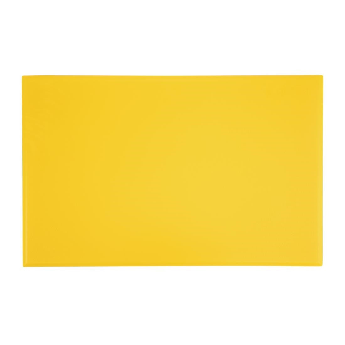Hygiplas Extra Thick High Density Yellow Chopping Board Standard J039