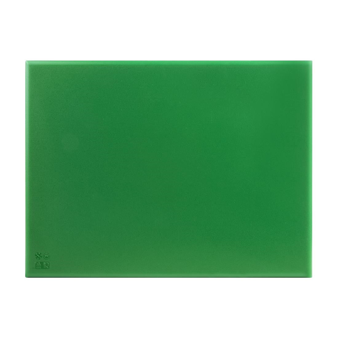 Hygiplas Extra Thick High Density Green Chopping Board Large J043