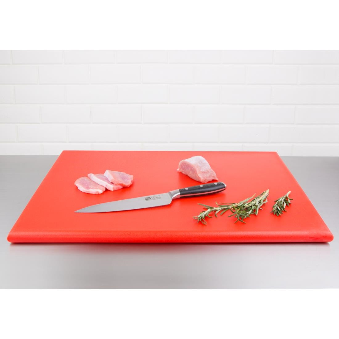 Hygiplas Extra Thick High Density Red Chopping Board Large J047