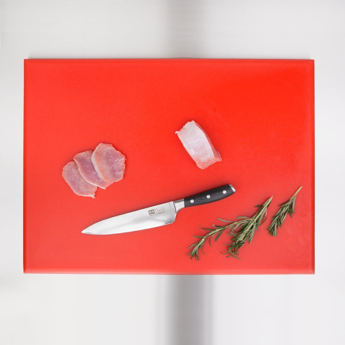 Hygiplas Extra Thick High Density Red Chopping Board Large J047