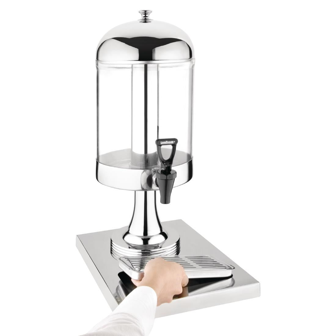 Olympia Single Juice Dispenser with Drip Tray J183