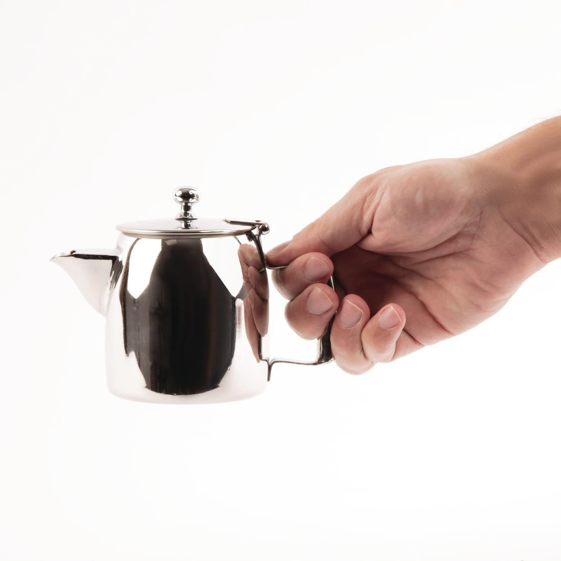 Olympia Cosmos Stainless Steel Teapot 340ml J321