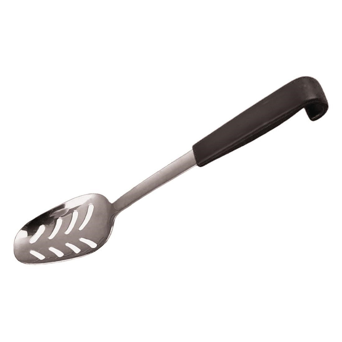 Mermaid Le Buffet Black Handled Serving Spoon Perforated 240mm J783