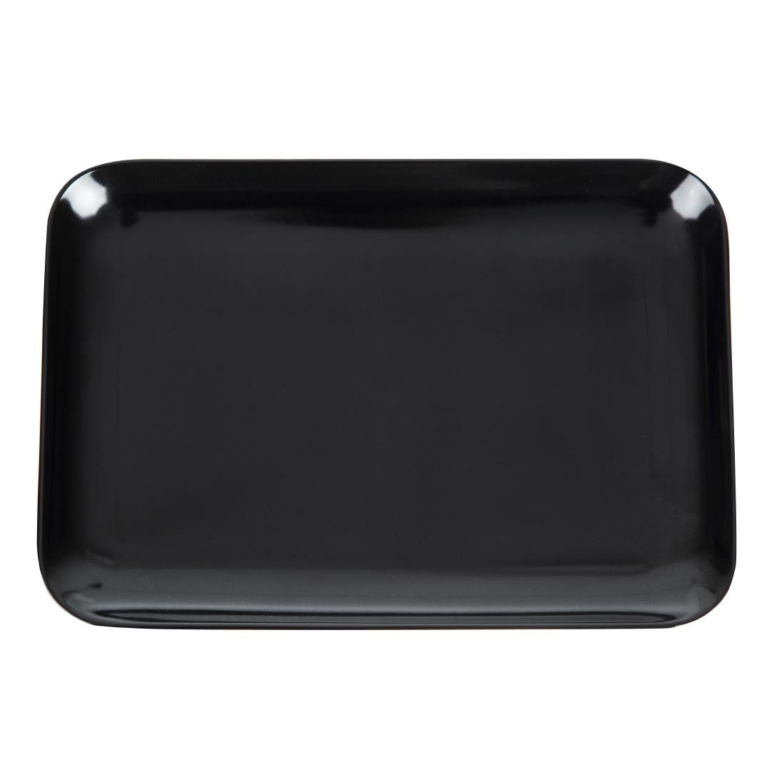 Dalebrook Melamine Medium Rectangular Platter Black 290mm J896