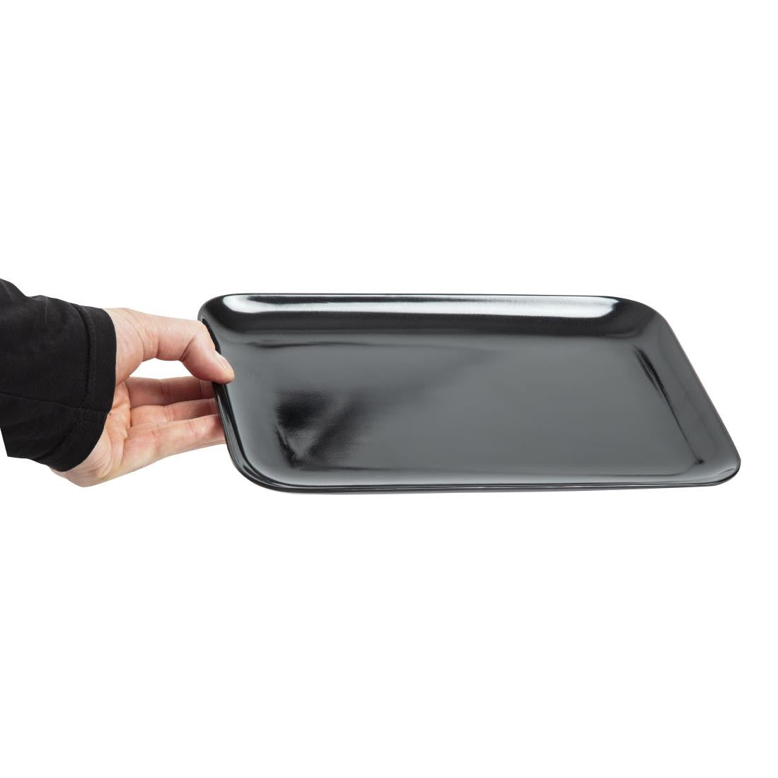 Dalebrook Melamine Medium Rectangular Platter Black 290mm J896
