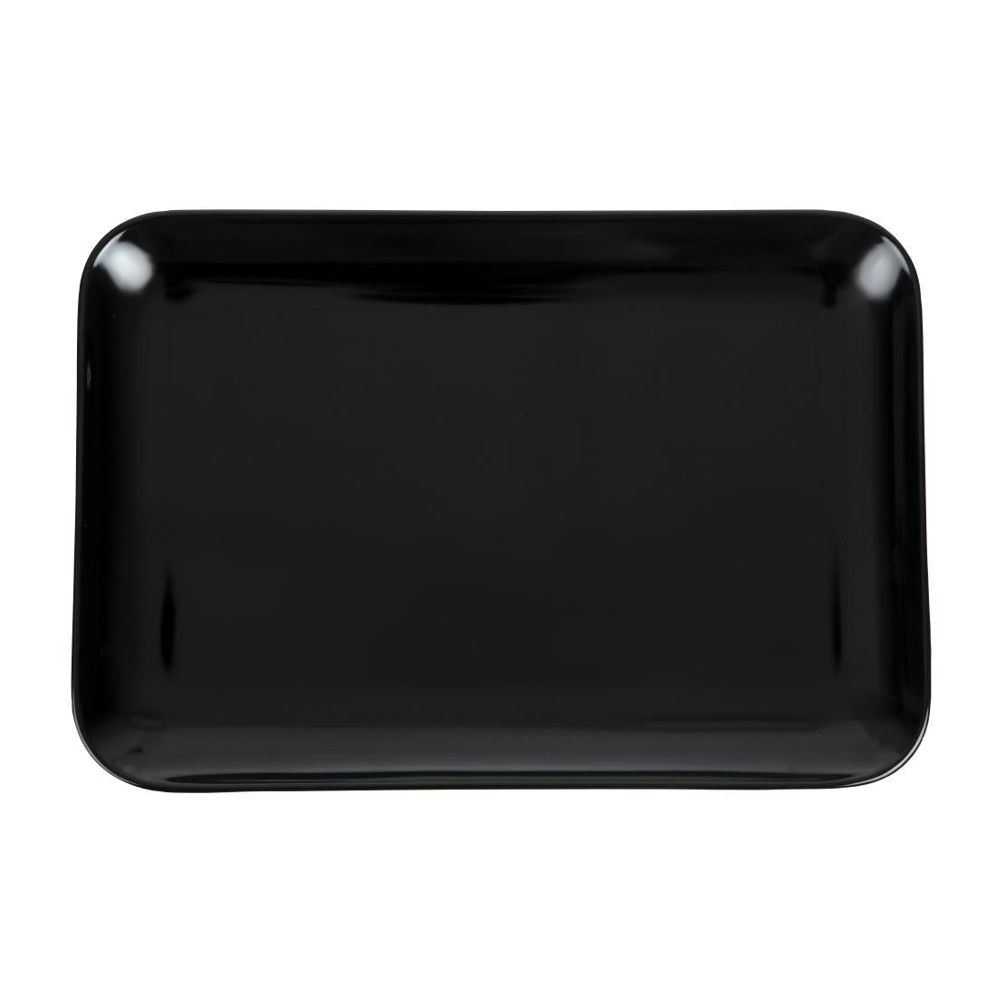 Dalebrook Melamine Large Rectangular Platter Black 330mm J897