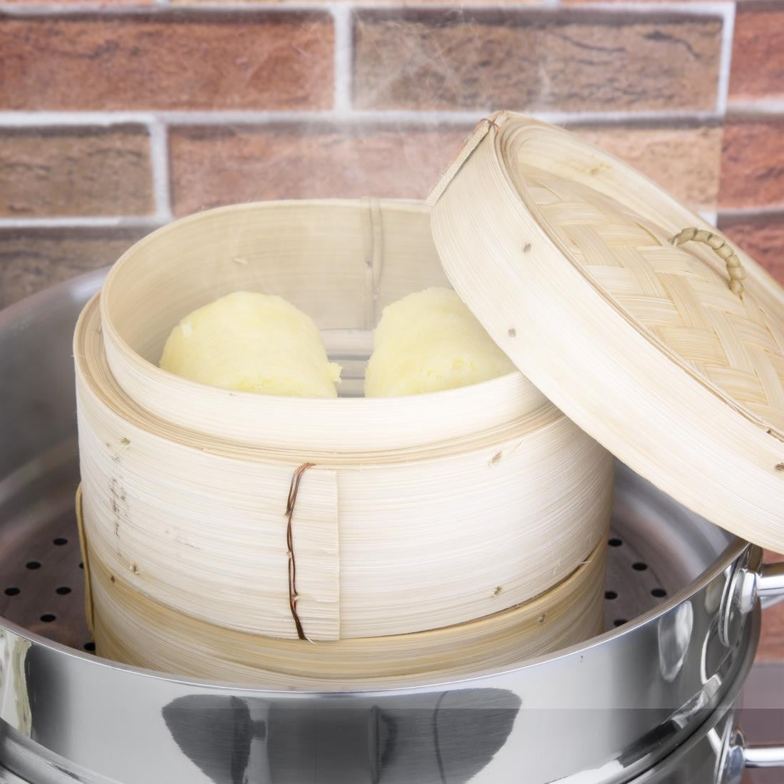Vogue Bamboo Food Steamer 152mm K302
