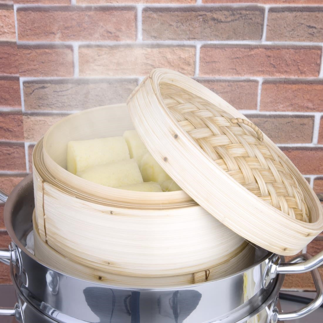 Vogue Bamboo Food Steamer 203mm K303