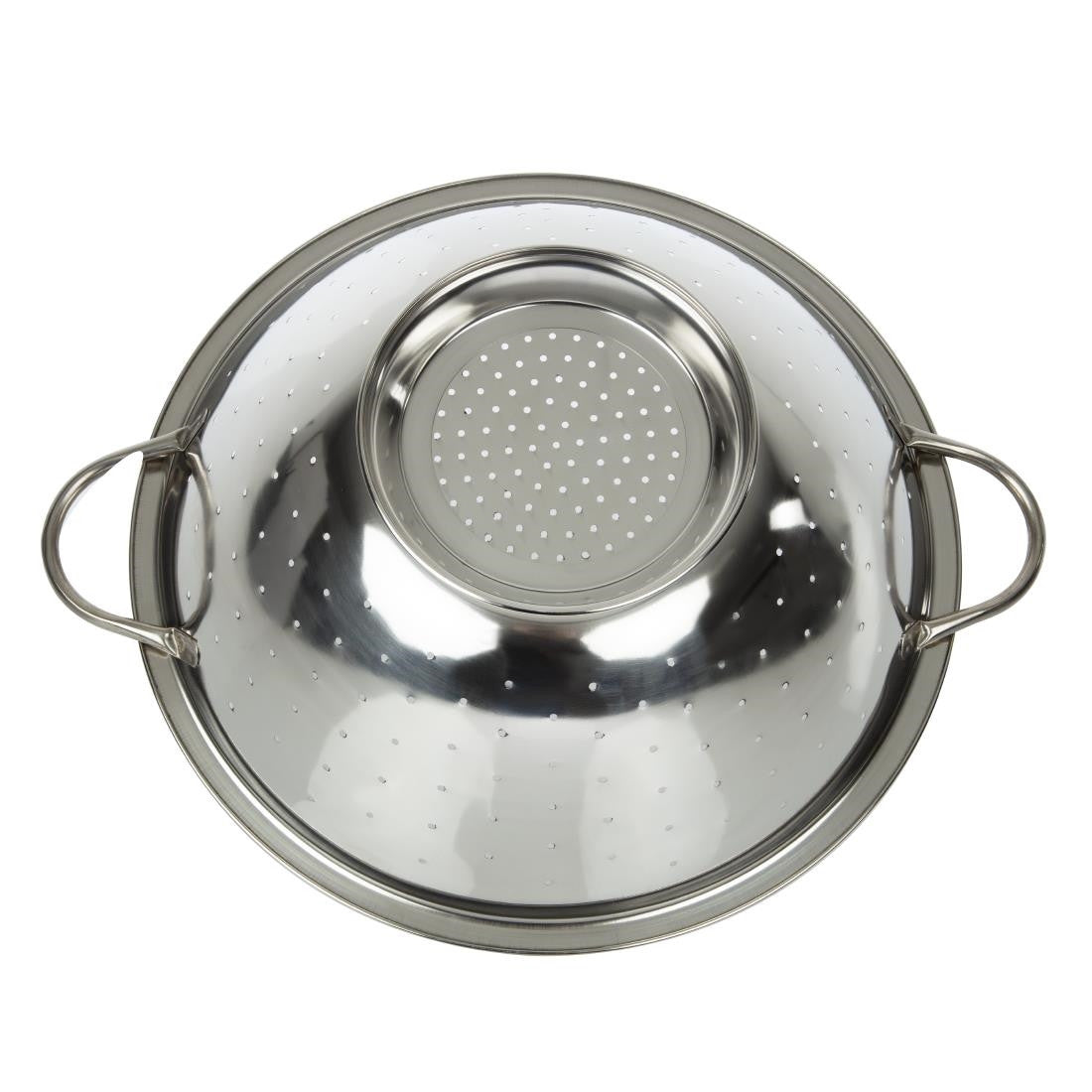 Vogue Stainless Steel Colander 14" K349