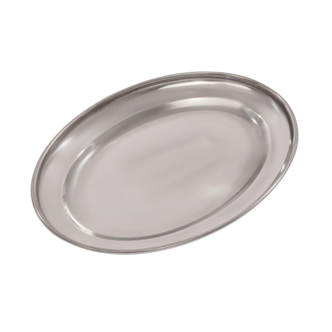 Olympia Stainless Steel Oval Serving Tray 200mm K360