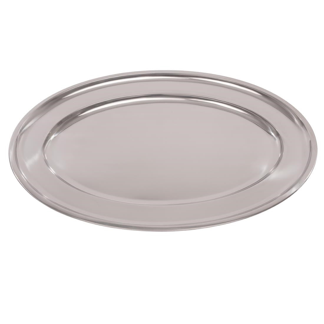 Olympia Stainless Steel Oval Serving Tray 605mm K369